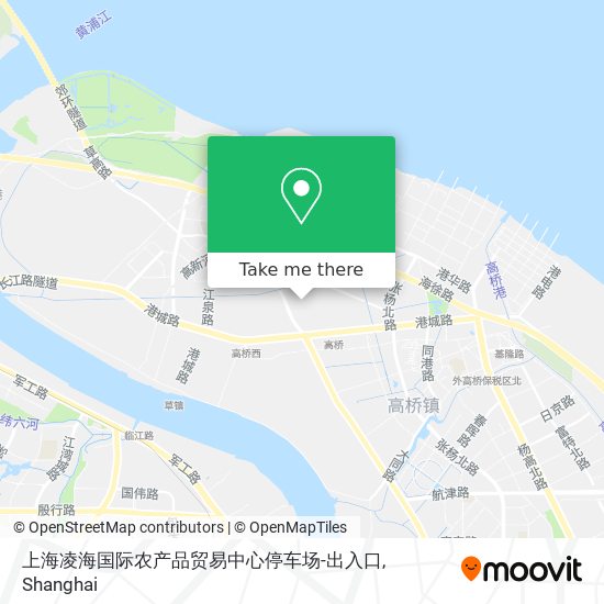 上海凌海国际农产品贸易中心停车场-出入口 map