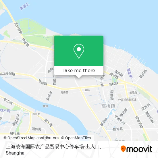 上海凌海国际农产品贸易中心停车场-出入口 map