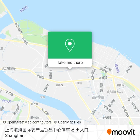 上海凌海国际农产品贸易中心停车场-出入口 map
