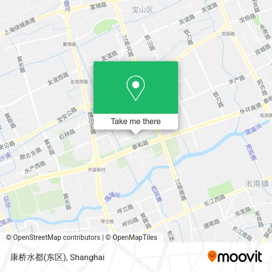 康桥水都(东区) map