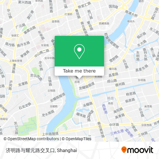 济明路与耀元路交叉口 map