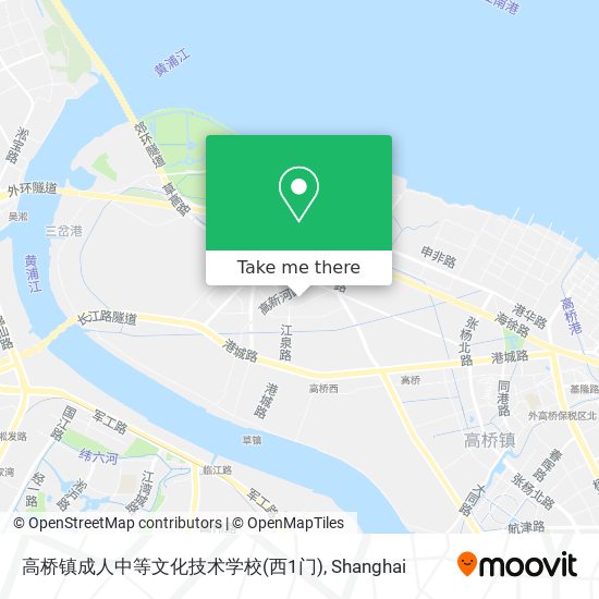 高桥镇成人中等文化技术学校(西1门) map