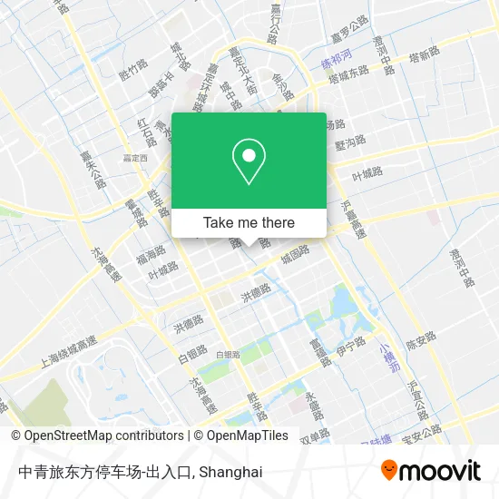 中青旅东方停车场-出入口 map