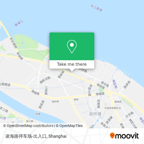 凌海路停车场-出入口 map