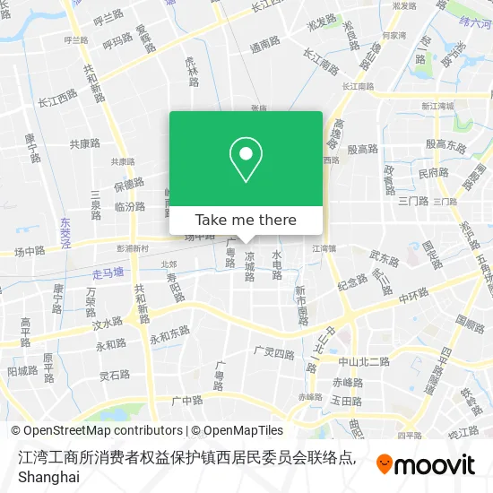 江湾工商所消费者权益保护镇西居民委员会联络点 map