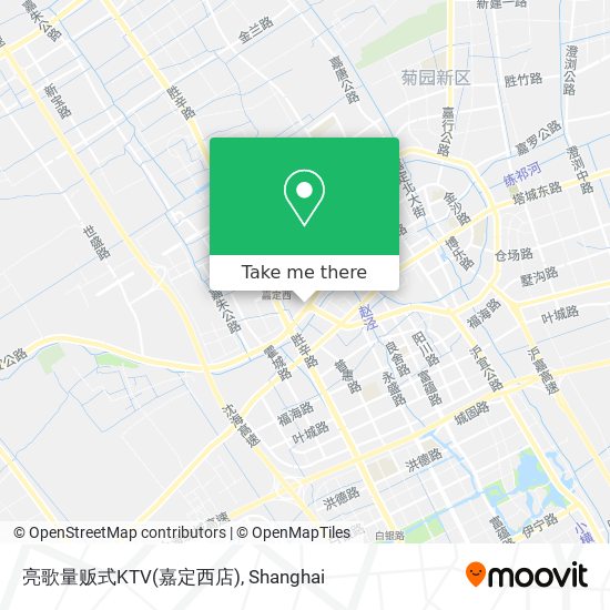 亮歌量贩式KTV(嘉定西店) map