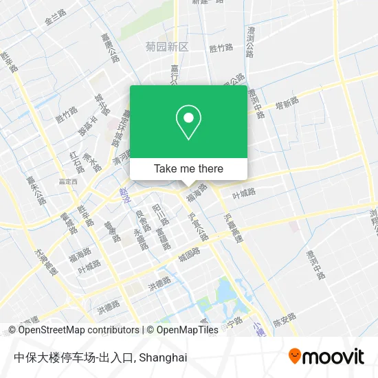 中保大楼停车场-出入口 map