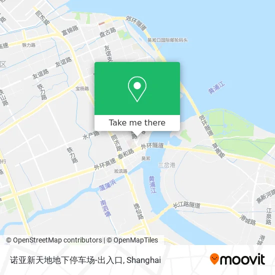 诺亚新天地地下停车场-出入口 map