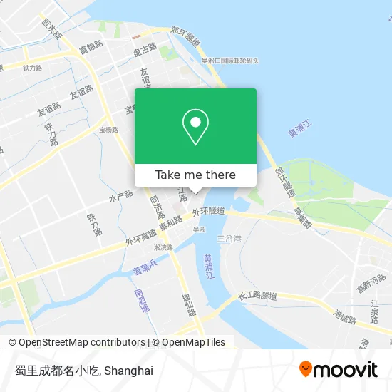 蜀里成都名小吃 map
