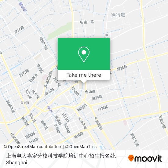上海电大嘉定分校科技学院培训中心招生报名处 map