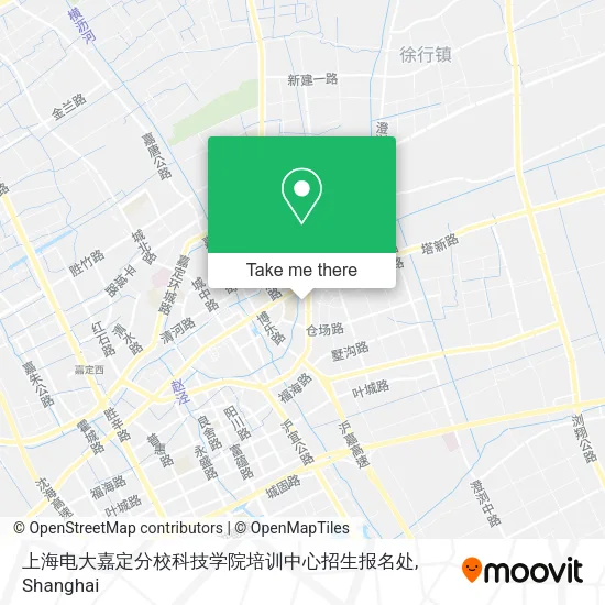 上海电大嘉定分校科技学院培训中心招生报名处 map