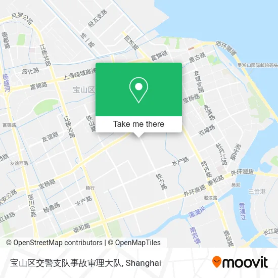 宝山区交警支队事故审理大队 map
