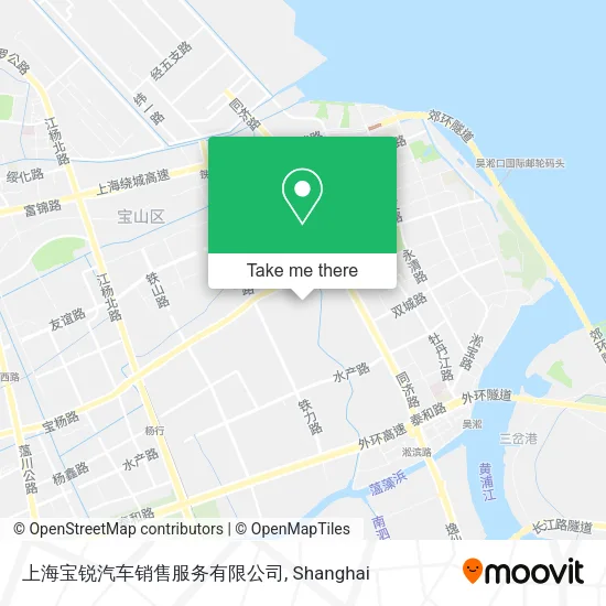 上海宝锐汽车销售服务有限公司 map