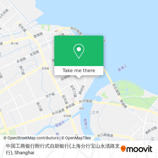 中国工商银行附行式自助银行(上海分行宝山永清路支行) map