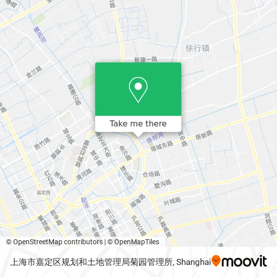 上海市嘉定区规划和土地管理局菊园管理所 map
