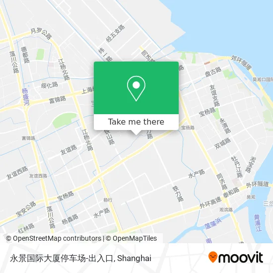 永景国际大厦停车场-出入口 map