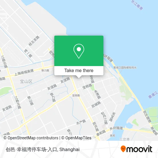 创邑·幸福湾停车场-入口 map