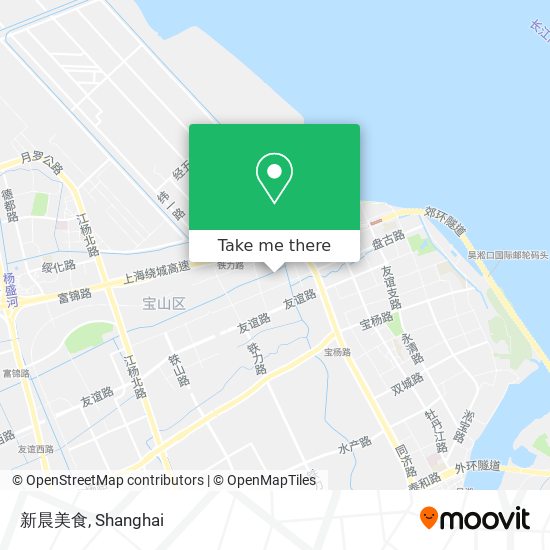 新晨美食 map