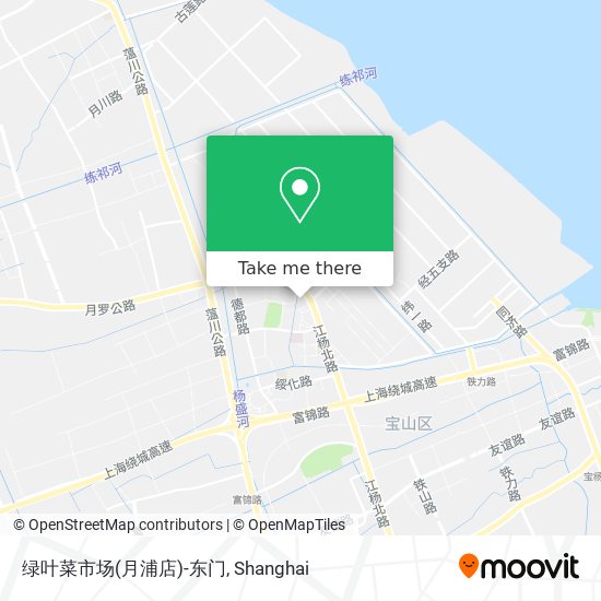 绿叶菜市场(月浦店)-东门 map