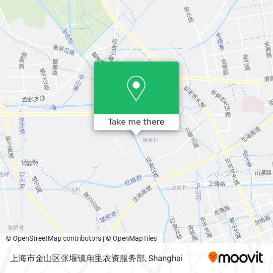 上海市金山区张堰镇甪里农资服务部 map