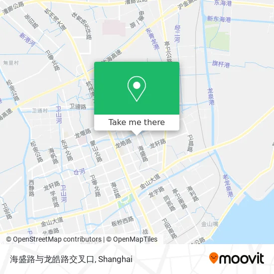 海盛路与龙皓路交叉口 map