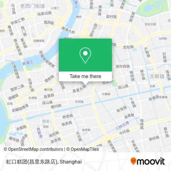 虹口糕团(昌里东路店) map