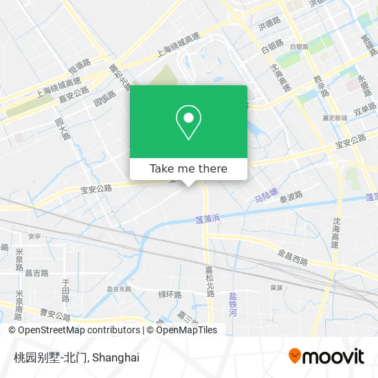 桃园别墅-北门 map