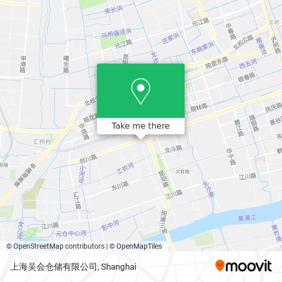 上海吴会仓储有限公司 map