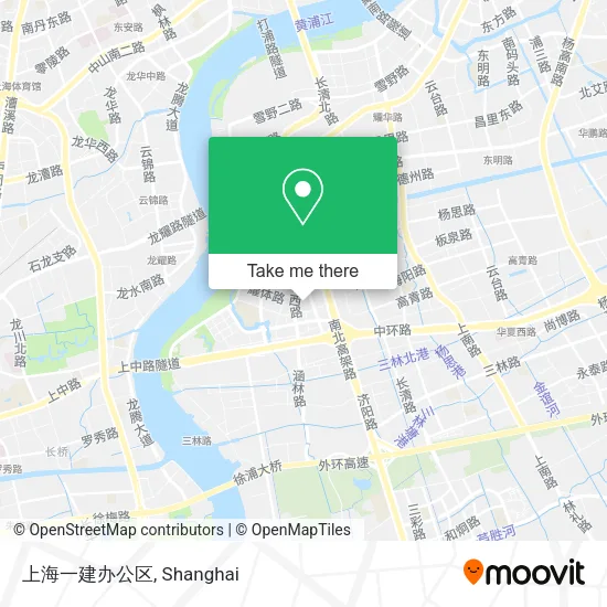 上海一建办公区 map