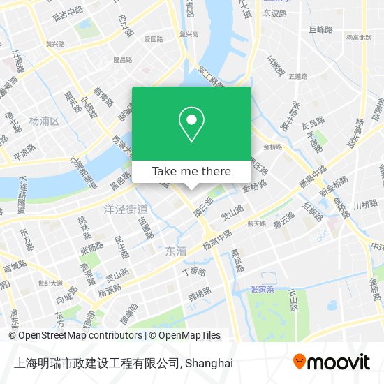 上海明瑞市政建设工程有限公司 map