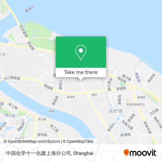 中国化学十一化建上海分公司 map