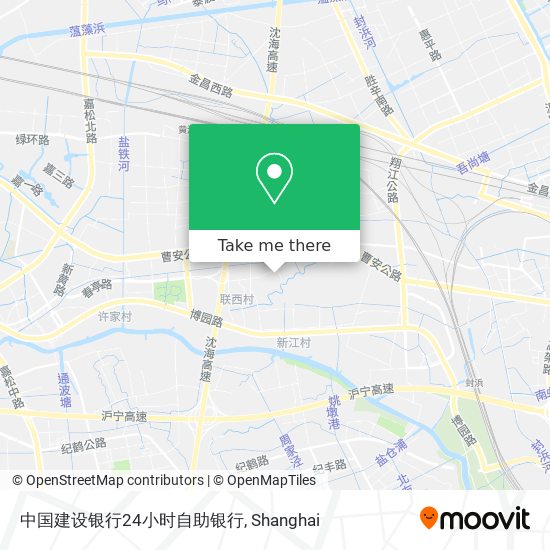 中国建设银行24小时自助银行 map
