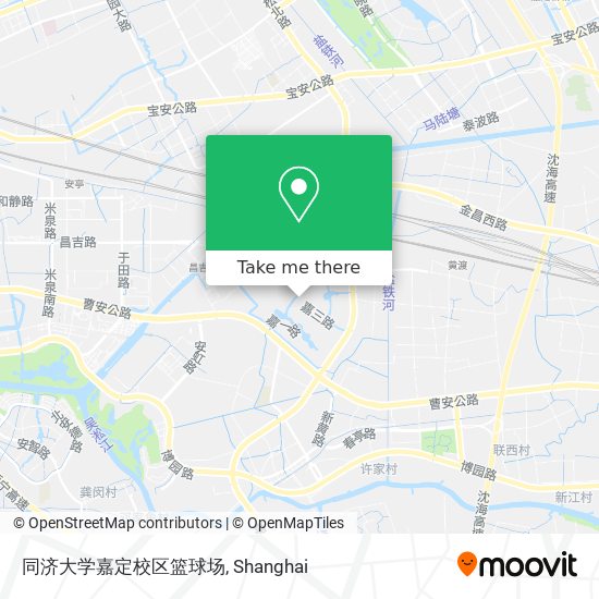 同济大学嘉定校区篮球场 map