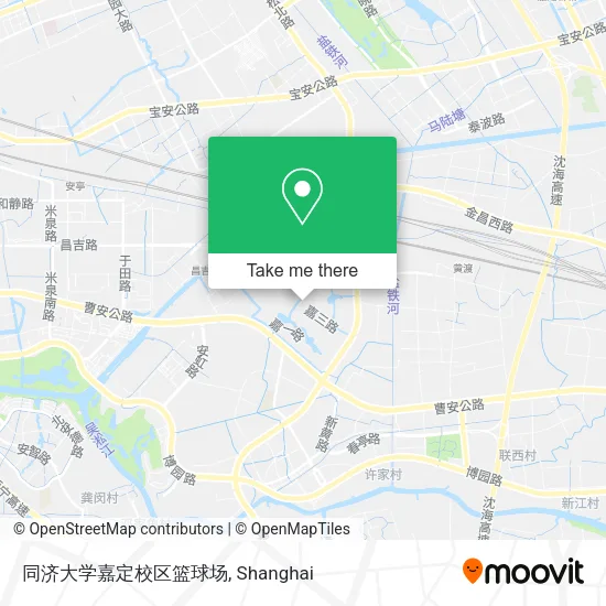同济大学嘉定校区篮球场 map