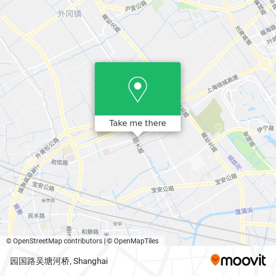 园国路吴塘河桥 map