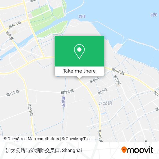 沪太公路与沪塘路交叉口 map