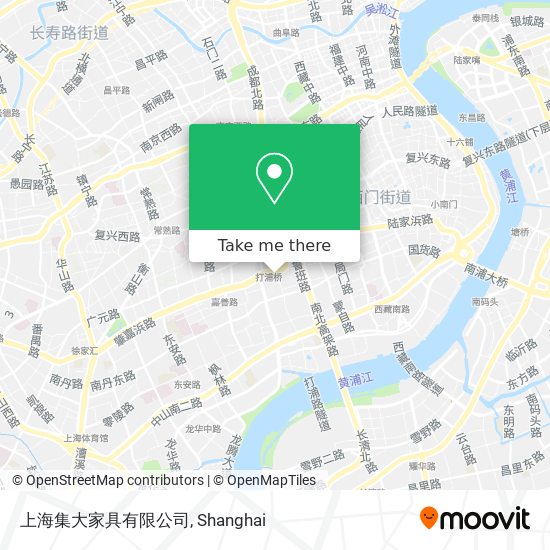 上海集大家具有限公司 map