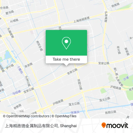 上海精政德金属制品有限公司 map