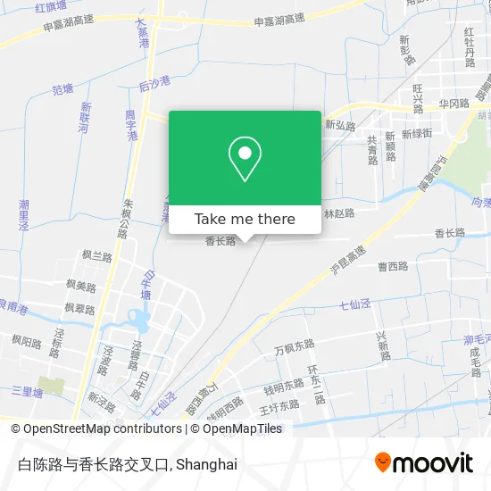 白陈路与香长路交叉口 map