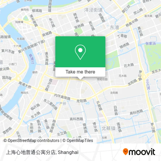 上海心地普通公寓分店 map