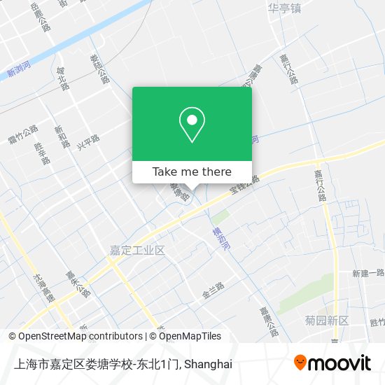 上海市嘉定区娄塘学校-东北1门 map