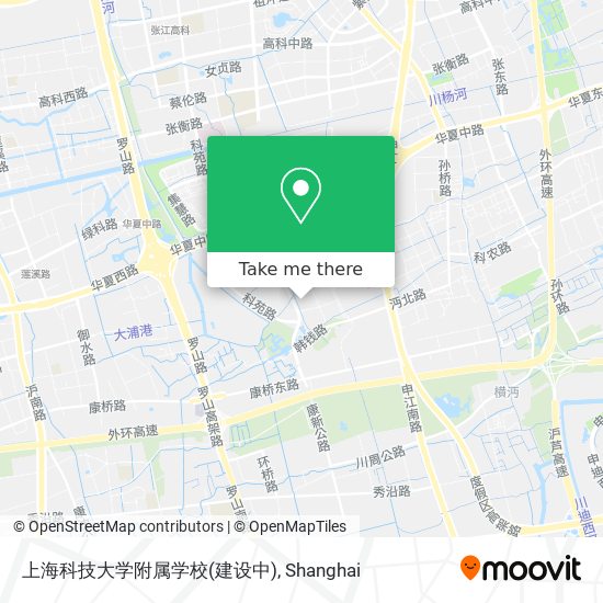 上海科技大学附属学校(建设中) map