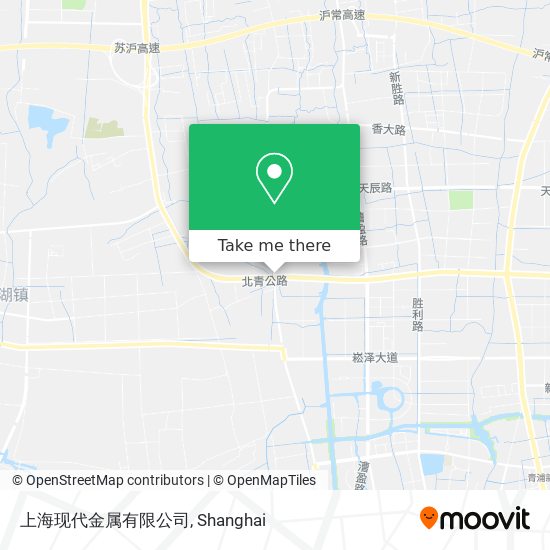 上海现代金属有限公司 map