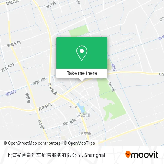 上海宝通赢汽车销售服务有限公司 map