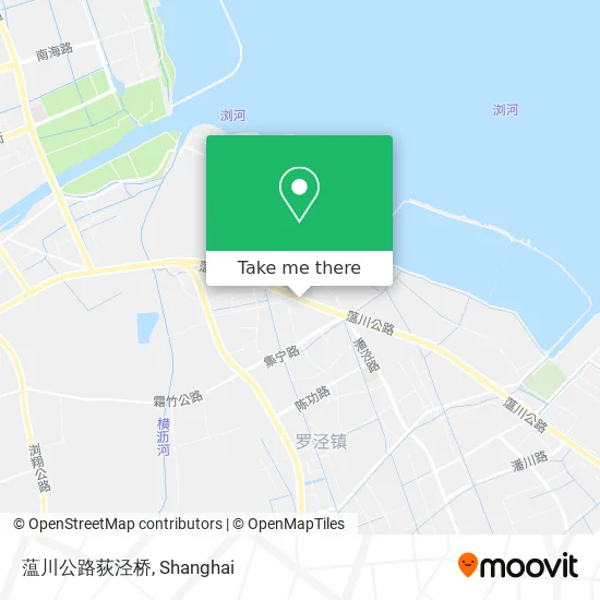 蕰川公路荻泾桥 map