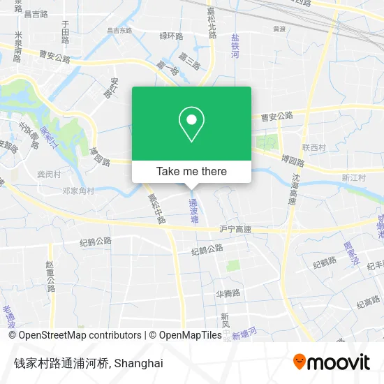 钱家村路通浦河桥 map