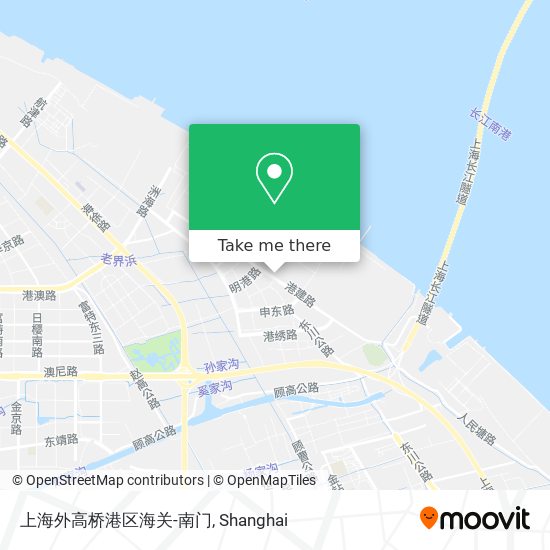 上海外高桥港区海关-南门 map