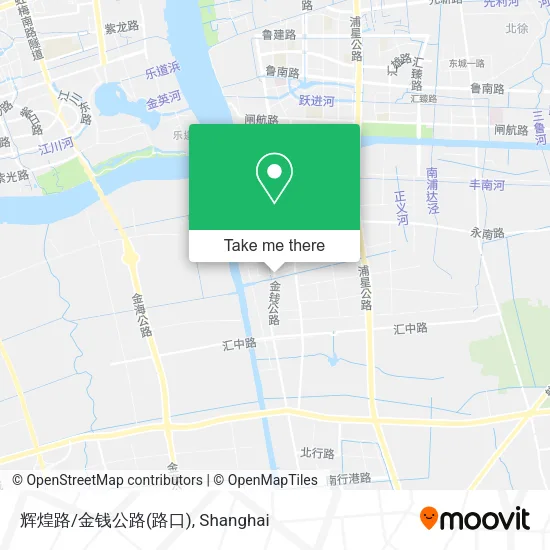 辉煌路/金钱公路(路口) map