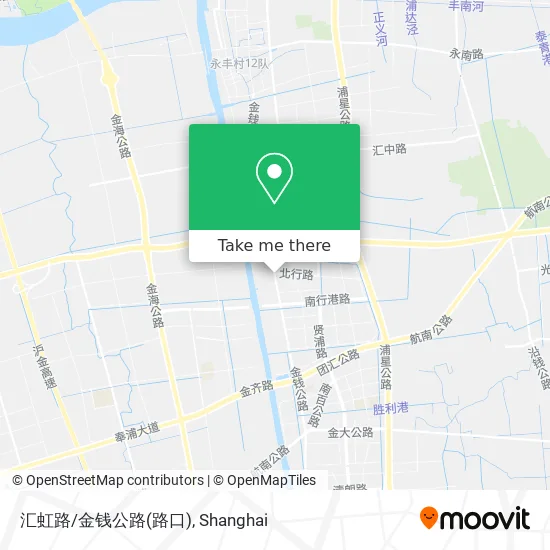 汇虹路/金钱公路(路口) map