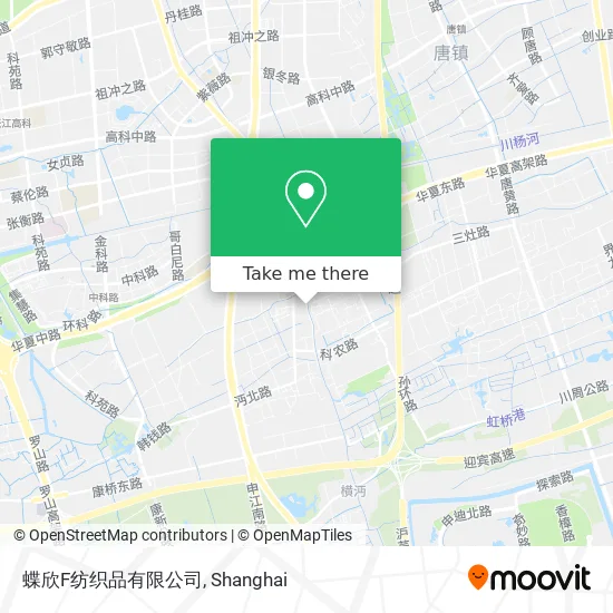 蝶欣F纺织品有限公司 map